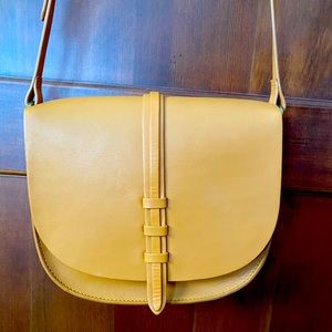 Lucky Brand Camel Leather crossbody bag